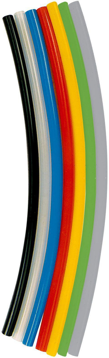 RIEGLER Druckluftschlauch PUR 6x1 mm, 25 m Rolle, schwarz, 11 bar – flexibel & ölbeständig