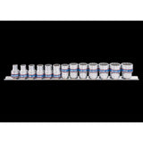 KING TONY Profi-Werkzeuge - 3/8" Steckschlüssel-Set, metrisch, Steckleiste - 13 tlg. 3013MR