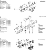 SYR Universal-Flansch DRUFI DN 20 mit beidseitiger Verschraubung von SASSERATH