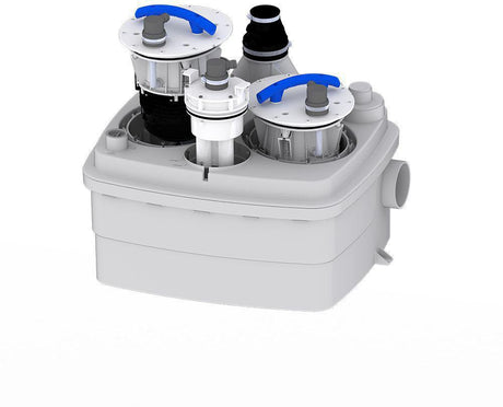 SFA Sanicubic 2 Pro Smart Hebeanlage mit Schneidwerk und kabelgebundenem Alarmsystem, IP68