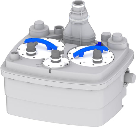 SFA Sanicubic 2 Pro Smart Hebeanlage mit Schneidwerk und kabelgebundenem Alarmsystem, IP68