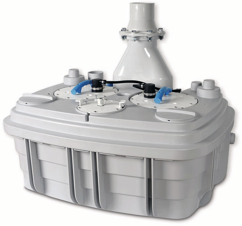 SFA SaniCubic 2XL TRI Doppelhebeanlage – 3,5 kW, IP68, bis 40 m³/h