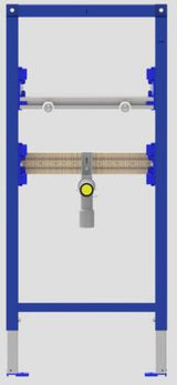 SANIT Waschtisch-Element INEO für Einlocharmaturen 1120/525 – vormontiertes Vorwandelement
