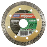 NORTON CLIPPER Diamanttrennscheibe Extreme Gres Ø115 mm für Feinsteinzeug und harte Fliesen