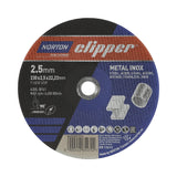NORTON CLIPPER Trennscheibe 115 x 1,0 mm Typ 41 Metall-Inox, 13300 min-1, Bohrung 22,23 mm