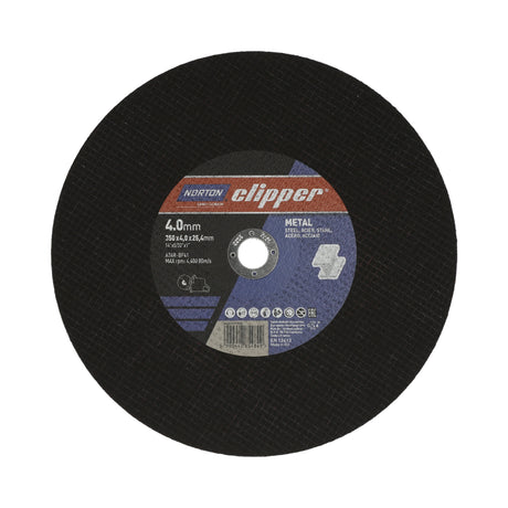 NORTON CLIPPER Trennscheibe D300x3,5 mm Typ 41 für Metall, Bohrung 20 mm, extra verstärkt