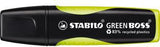 STABILO Textmarker GREEN BOSS 6070/33 – 2-5 mm grün, nachfüllbar, 83% recycelt