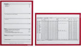 ULTRADEX Infotasche DIN A4 magnetisch grün 5 St./Pack – Magnetrahmen mit starker Haftkraft