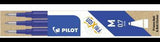 PILOT FriXion Ball Tintenrollermine BLS-FR7-S3 – 3er-Pack, thermosensitive Tinte, schwarz, 0,4 mm