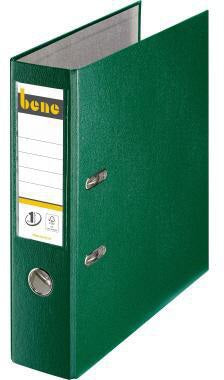 BENE Ordner 291400 blau DIN A4 80 mm PP FSC – Klassischer Standardordner