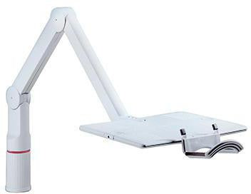 NOVUS Telefonschwenkarm TalkMaster 710+0002+000 – 360° drehbar, 2 kg Tragkraft, lichtgrau