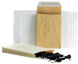 POSTHORN Faltentasche DIN B4 130 g/m² braun mit Haftklebung 200 Stück