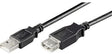GOOBAY USB 2.0 Verlängerungskabel 1,8 m A-Stecker/A-Buchse geschirmt Hi-Speed