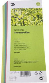 Soennecken Trennstreifen oeco 24 x 10,5 cm blau, 100 Stück, Recyclingkarton, Blauer Engel