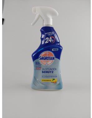 Sagrotan Allzweckreiniger Zitrone 600ml – Desinfiziert 99,9% der Bakterien für 24h