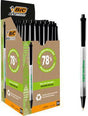 BIC Kugelschreiber ECOlutions Clic Stic – 0,4 mm, dokumentenecht, 78 % recycelt