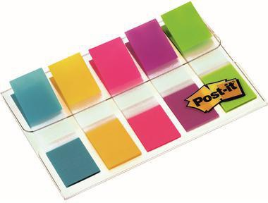 Post-it Haftstreifen Index Mini 6835CBEU sortiert 5x20 Blatt – Extraschmale Markierungen