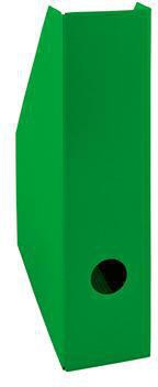 Landré Stehsammler Color DIN A4 weiß – 7 cm breiter Karton-Stehsammler mit Griffloch