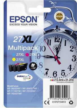 Epson Tintenpatrone 27XL C13T27154012 mehrfarbig 3er-Pack für brillante Druckergebnisse