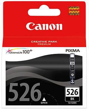 Canon Tintenpatrone CLI-526BK Schwarz 9 ml – Original Canon Druckerpatrone für ca. 520 Seiten