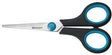 WESTCOTT Universalschere Easy Grip E-30250 14 cm blau – ergonomische Softgrip-Schere für Rechtshänder