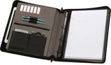 WENGER Schreibmappe Affiliate 601361 in Schwarz – DIN A4 Konferenzmappe mit Tablet-Fach