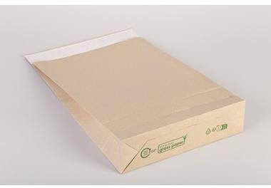 flexiPAK Faltentasche classic eco 250x353x50 mm Graspapier grau 250 Stück