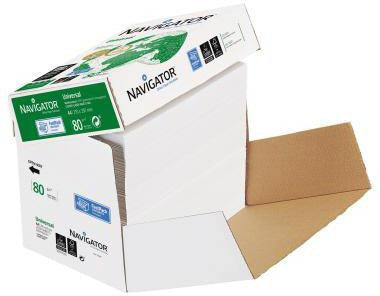 Navigator Kopierpapier DIN A4 80 g/m², 2.500 Blatt, FSC-zertifiziert, für Laserdrucker, Inkjet, Kopierer