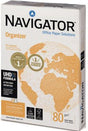 Navigator Kopierpapier Organizer DIN A4 80 g/m² hochweiß 500 Blatt 2fach Lochung