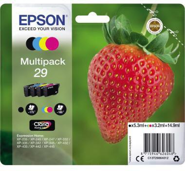 Epson Claria Home Ink Tintenpatrone C13T29864012 – 4er-Pack Schwarz, Cyan, Magenta, Gelb
