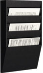 Paperflow Wand-Sortiertafel H 6F A4H1X6.01 DIN A4 schwarz – 6 Fächer, stapelbar, wandmontierbar