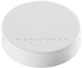 magnetoplan Magnet Ergo Medium 30 mm Schwarz – 10 Stück, ergonomischer Griffrand, hohe Haftkraft