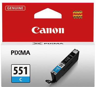 Canon Tintenpatrone CLI-551C Original cyan 7 ml für ca. 332 Seiten