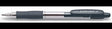 PILOT Kugelschreiber Super Grip F – Dokumentenecht, Transparent, Schwarz
