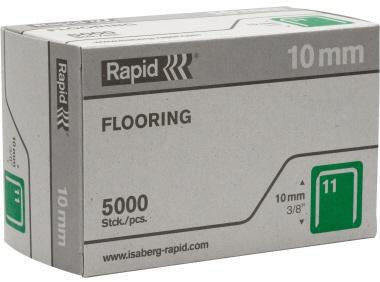 RAPID Heftklammern 11/9 Flooring verzinkt – 5.000 Stück für Hammertacker R11 & Tacker R34