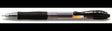 PILOT G2-10 Gelschreiber 0,5 mm Schwarz – Dokumentenecht, Nachfüllbar, Gummiert
