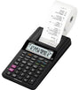 CASIO Tischrechner HR-8RCE – Druckfunktion, 12-stelliges LCD, Batterie- & Netzbetrieb
