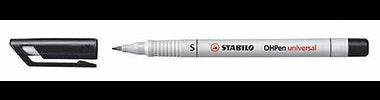 STABILO Folienstift OHPen 851/40 S rot 0,4 mm – abwischbarer Fineliner für Präsentationen