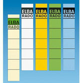 ELBA Ordnerrückenetiketten breit/kurz 59 x 190 mm, grün, 10 Etiketten pro Packung