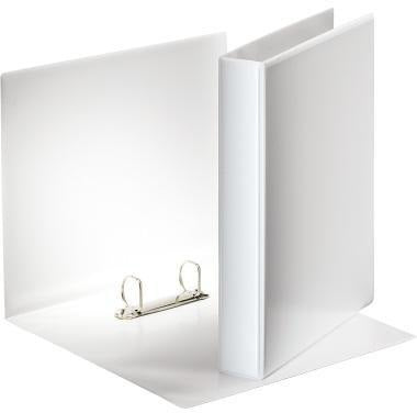Esselte Präsentationsringbuch DIN A4, 51 mm Rücken, D-Mechanik, Graupappe weiß, FSC-zertifiziert
