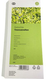 Soennecken Trennstreifen oeco 24 x 10,5 cm blau, 100 Stück, Recyclingkarton, Blauer Engel