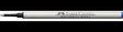 Faber-Castell Tintenrollermine BASIC 148713 0,5 mm Blau – Dokumentenecht