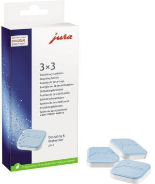 JURA Entkalker Tabletten 3 x 3 Stück für Kaffeeautomaten – Effektive Entkalkung
