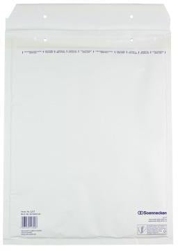 Soennecken Luftpolstertasche H/5 260x360mm mit Haftklebung – 5 Stück, weiß