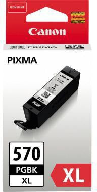 Canon Tintenpatrone PGI-570XL PGBK Schwarz – Originalzubehör für ca. 500 Seiten