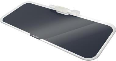 LEITZ Memoboard Cosy 52690019 in Gelb – Glas-Hafttafel mit Stiftehalter & Marker