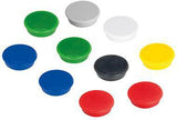 FRANKEN Haftmagnete HMS36 12 rund 38 mm grau, 10 Stück – 2,5 kg Haftkraft