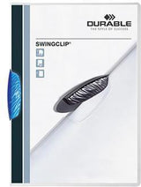 DURABLE Klemmmappe SWINGCLIP 226001 DIN A4 transparent mit schwenkbarer Klemme