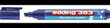 edding Flipchartmarker 383 mit Keilspitze – Schwarz, 1-5 mm, nachfüllbar & geruchsneutral