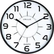 UNILUX Wanduhr Pop Black – Quarzgesteuert, 30 cm, leise, inkl. Batterie